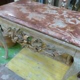 Console en marbre, XIXème s.