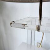 David Lange Lucite Table Lamp