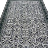 Tapis oriental persan classique nouée à la main motif floral en laine