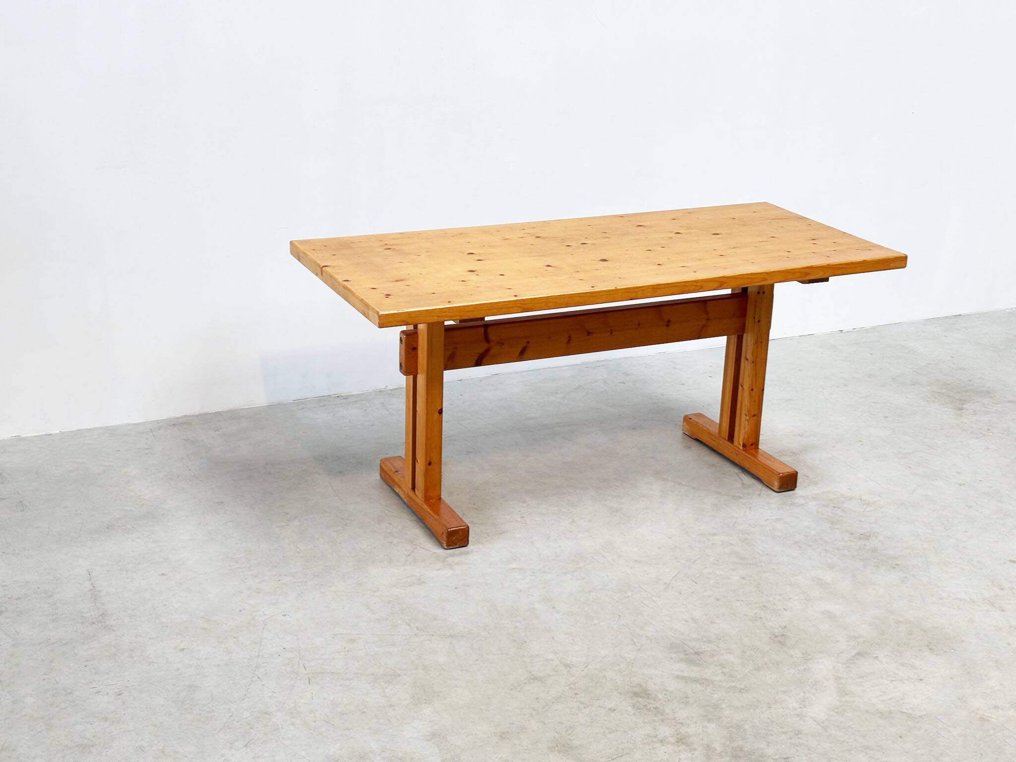 Les Arcs Dining table or desk by Charlotte Perriand