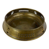Brass bowl Secession by Jutta Sika and Kolo Moser