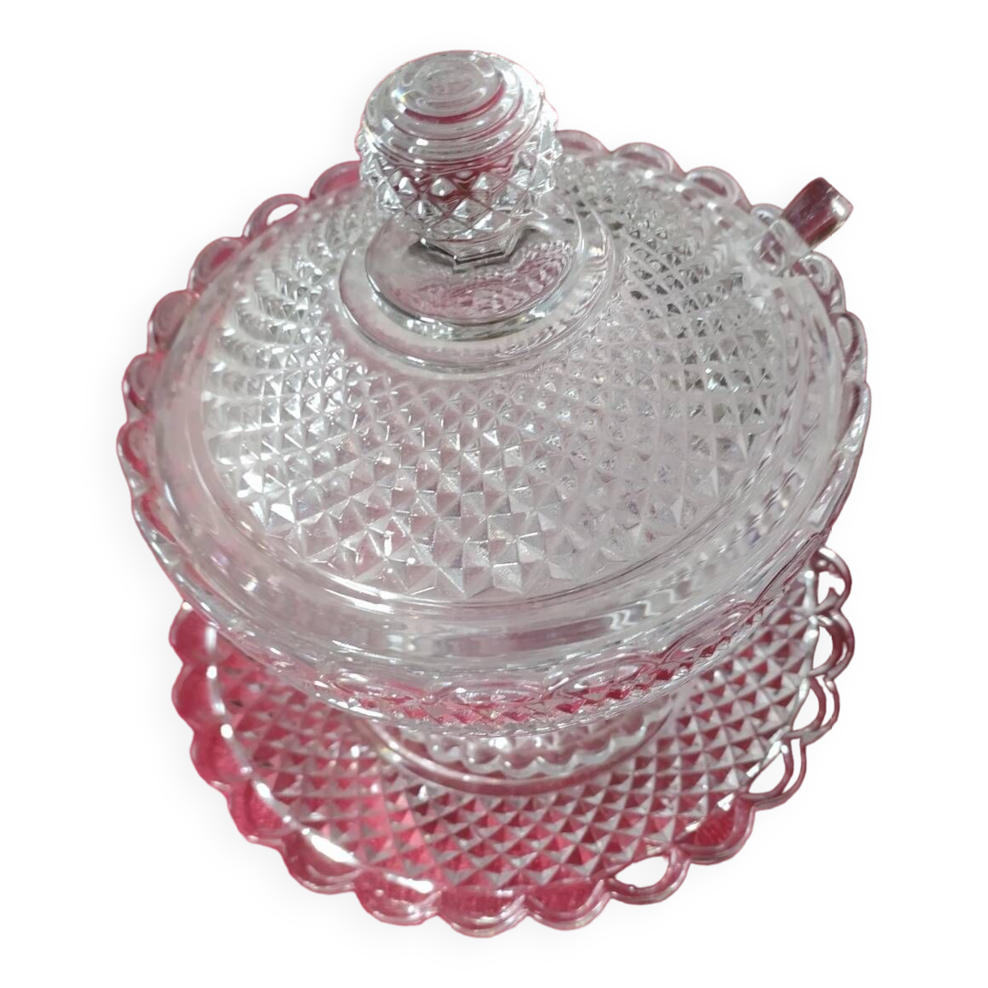 Baccarat crystal sugar bowl