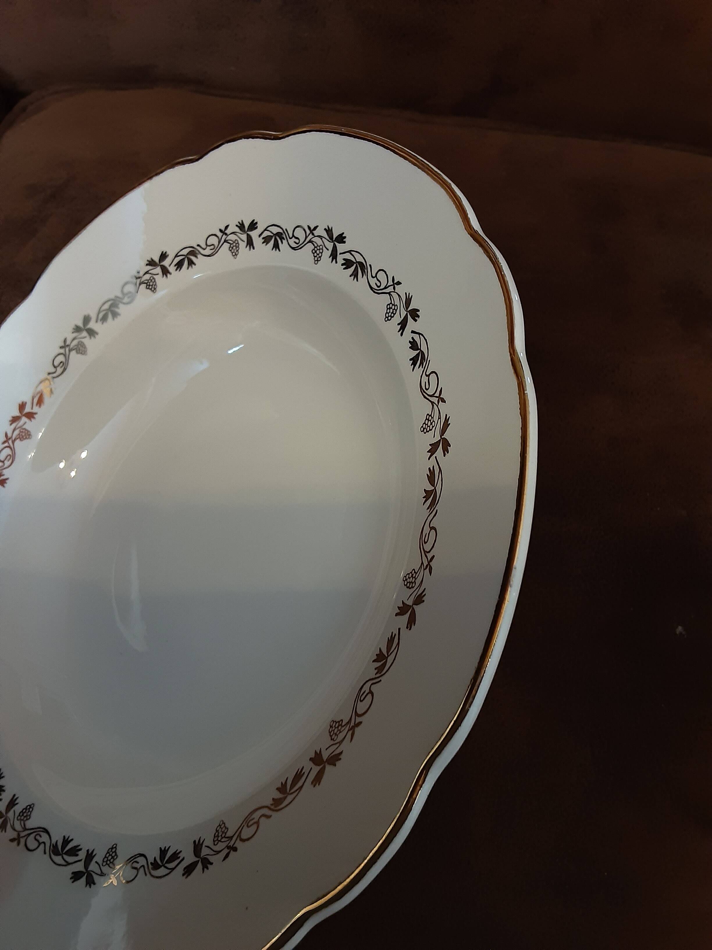 Set of 6 Willeroy and Boch soup plates