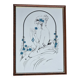 Vintage silkscreen mirror