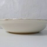 large deep vegetable dish Digoin Sarreguemines cream white