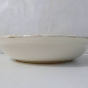 large deep vegetable dish Digoin Sarreguemines cream white