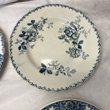 Set of 4 old iron earth plates