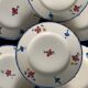 Dessert service 12 plates and 1 dish Mary Lou Digoin Sarreguemines