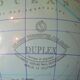 Old luminous terrestrial globe Duplex Columbus Berlin political and physical