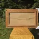 Vintage Oil Painting - Sunlit Farmyard with Chickens