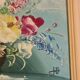 Oil painting of a bouquet of flowers.