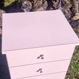 Vintage 1970s formica chest of drawers