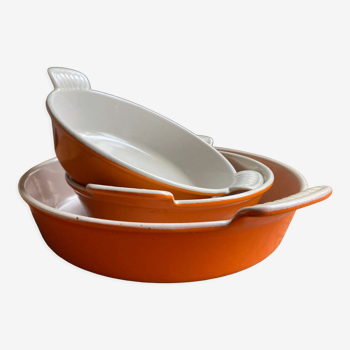 Set of 3 dishes Le Creuset