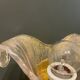 Venetian Murano Glass Brass Sconces Set of 2 1960’s