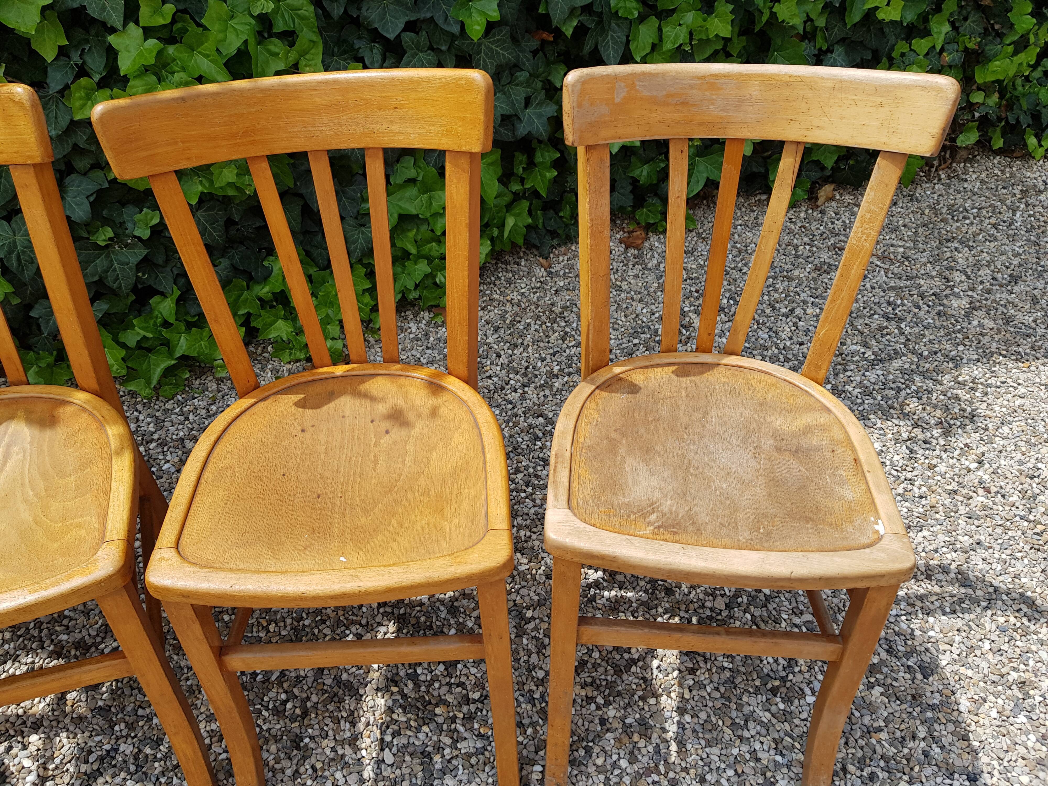Old bistro chairs
