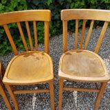 Old bistro chairs