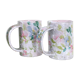 Set of 2 stoneware mugs, artisanal pottery, 1980