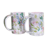 Set de 2 mugs en grès, poterie artisanale, 1980