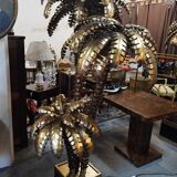 Palm floor lamp three heads