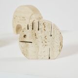Set of 8 travertine animal sculptures by Fratelli Mannelli 1970