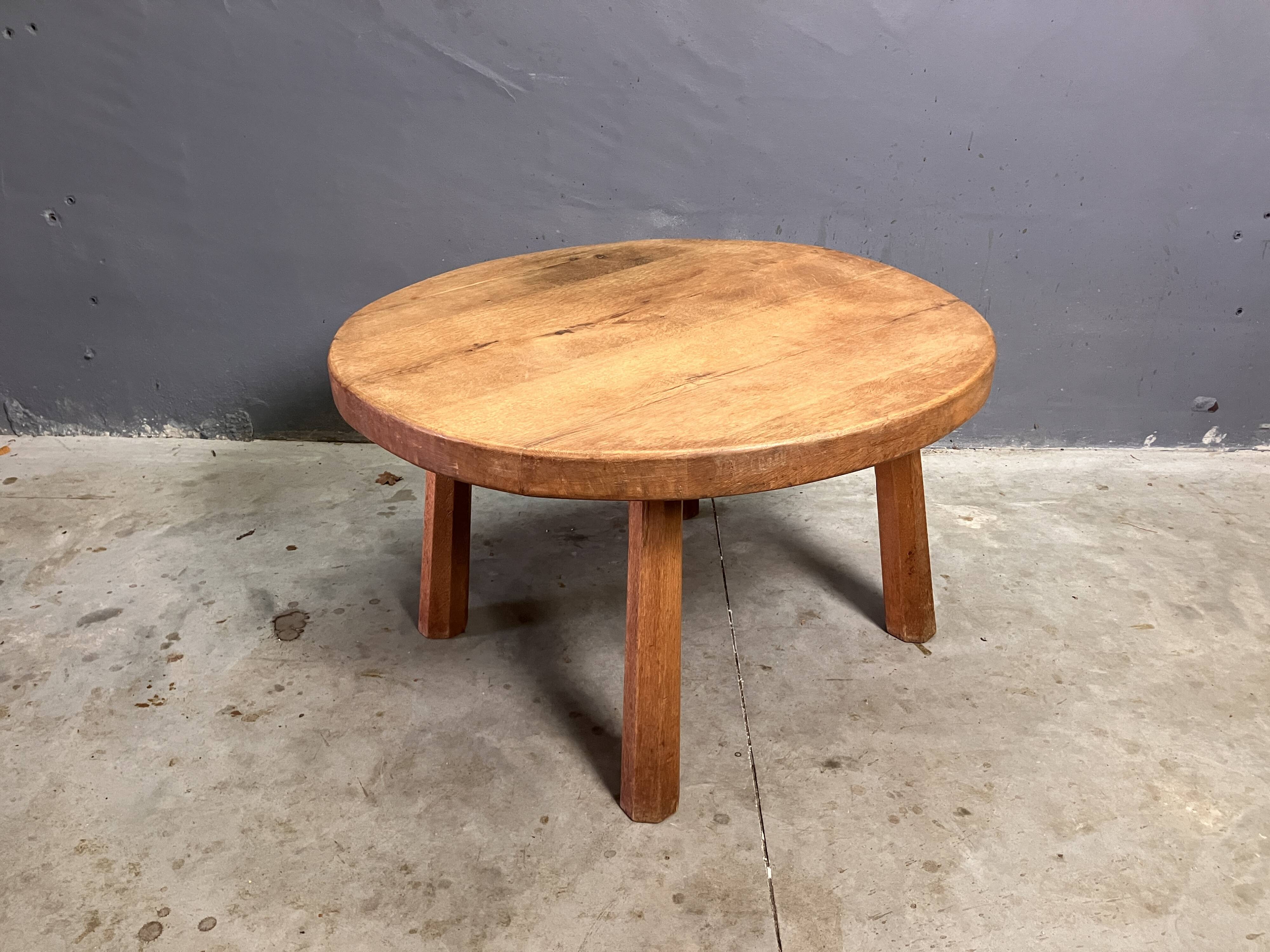 Brutalist coffeetable oak rustic japandi wabi sabi
