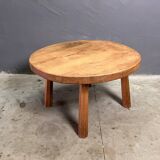 Brutalist coffeetable oak rustic japandi wabi sabi