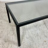 Table basse moderne Artimeta en verre et métal du milieu du siècle par Floris Fiedeldij pour Artimeta, années 1950