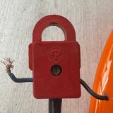 Suspension "Tulip" orange Peill & Putzler, Germany 1960-70