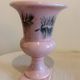 Mid-Century Vintage Pink Ceramic Urn Vase by Soveram France – Hand-Sha