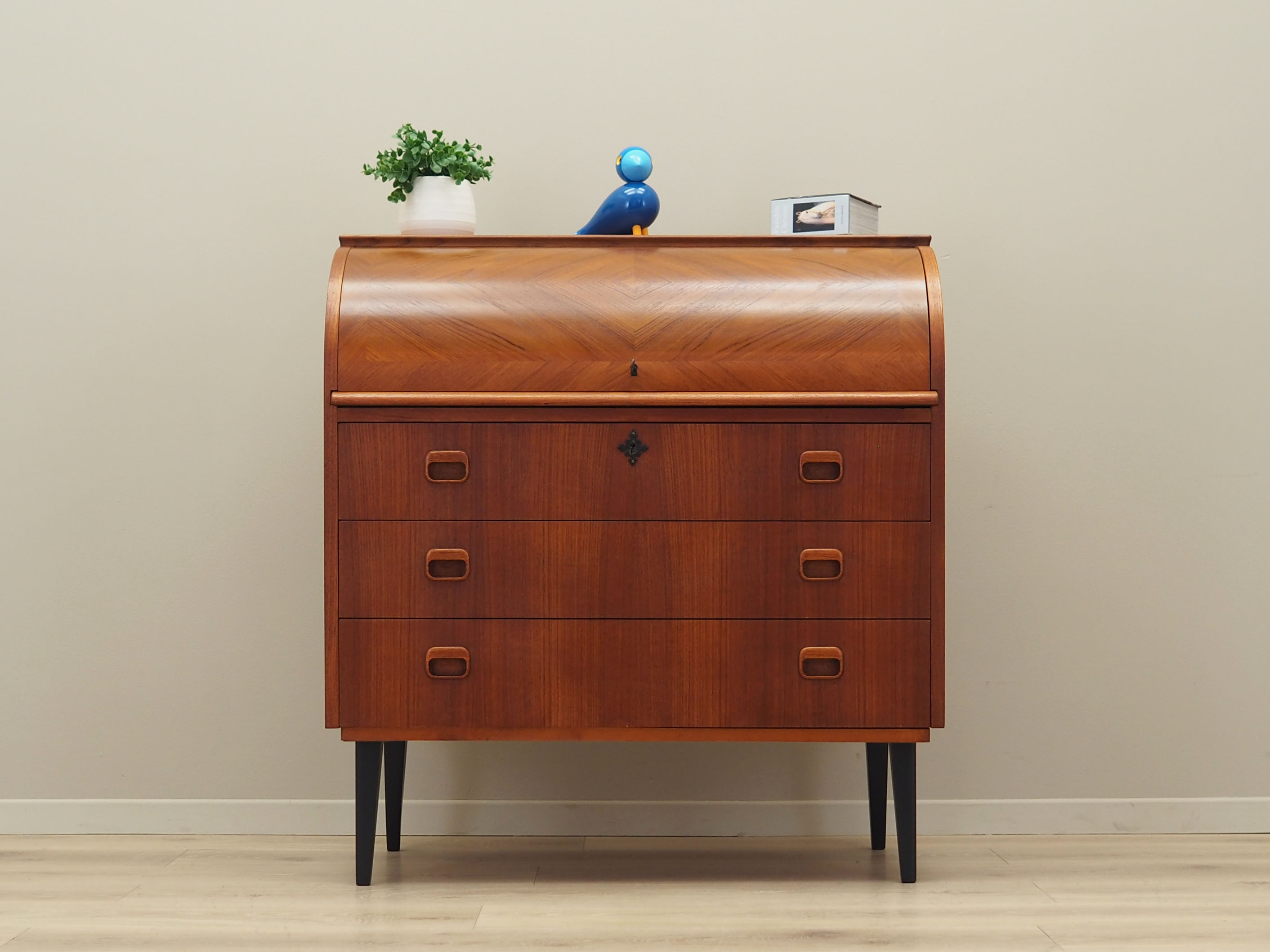 Teak secretary, Danish design, 1970s, production Denmark