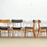 A set of four Danish Farstrup chairs In oak