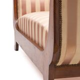Recamier silk loveseat, 1920