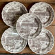 5 plates N Fontabesso Italy