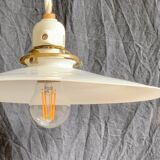 Pair of opaline bistro 1920 porcelain sockets