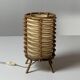 Bamboo cylindrical table lamp by Louis Sognot, France 1950s