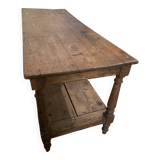 antique draper's table, country chic