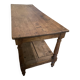 table de drapier  ancienne , campagne chic