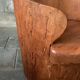 Scandinavian Swedish pine log stump chair "kubbstol" 1970s