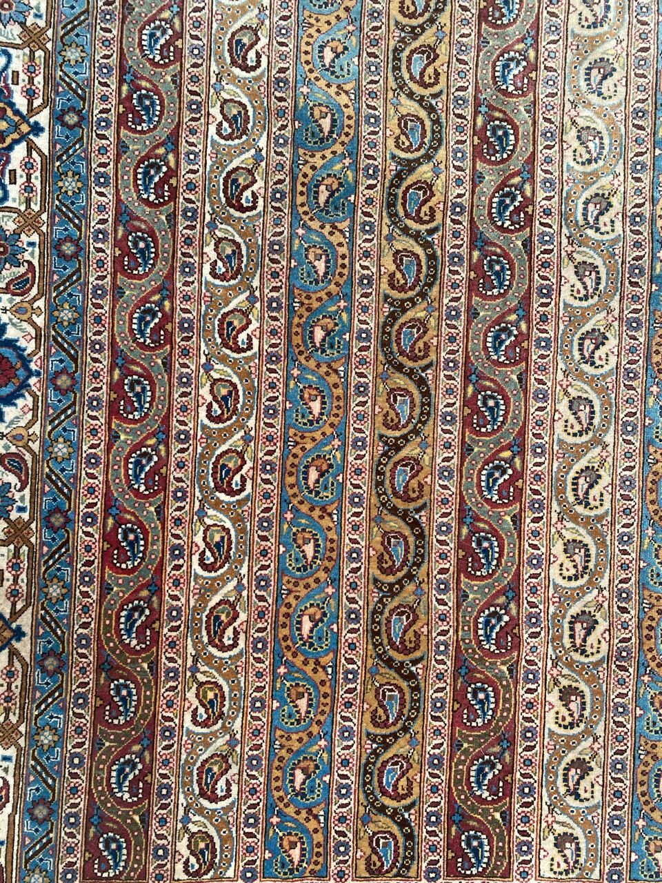 Old Persian Orient ghoom rug handmade 142x205 cm