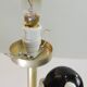 White ceramic lamp Pierrot/harlequin/1960/vintage