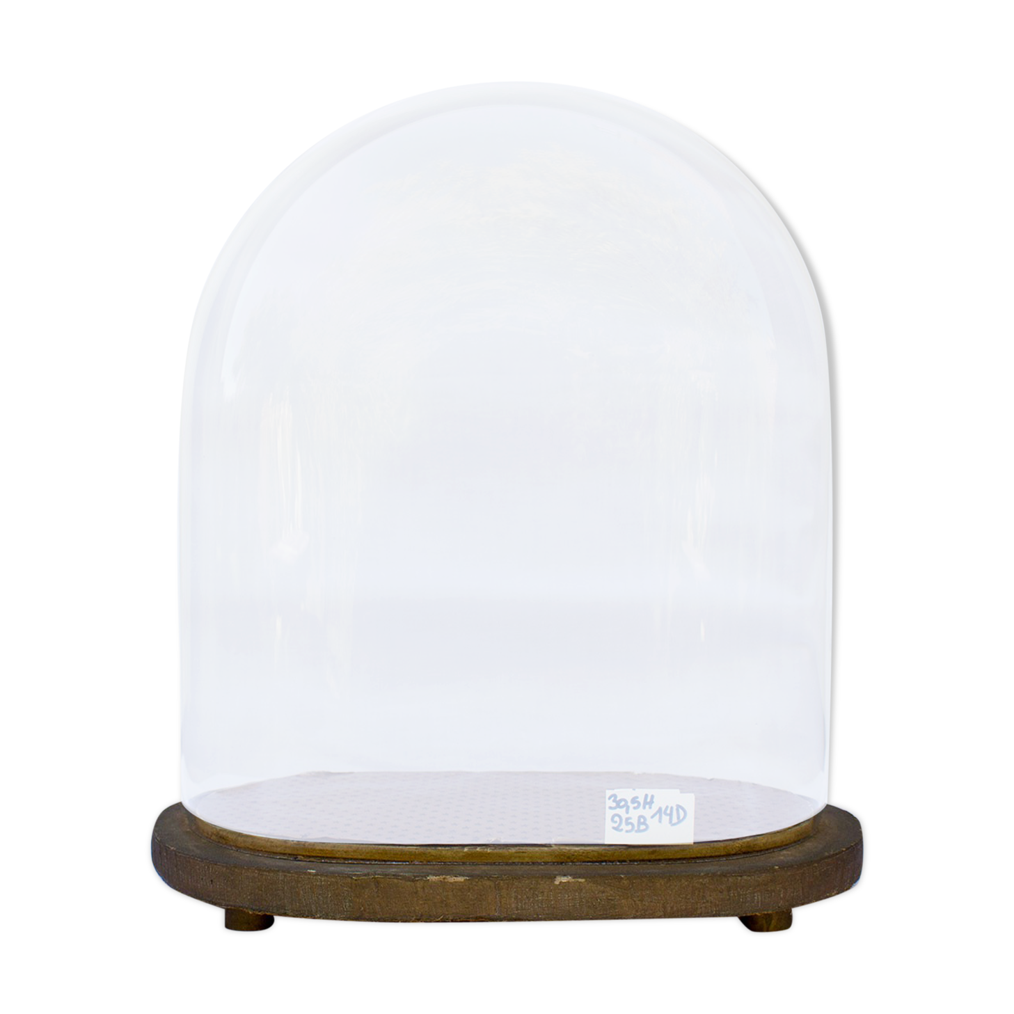 Globe de mariée ovale 30,5 cm haute