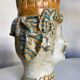 Italian ceramic vase Caltagirone Sicily 1960