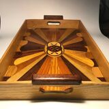 Wooden serving tray