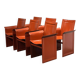 Ensemble de 6 chaises originales "Korium" par Tito Agnoli