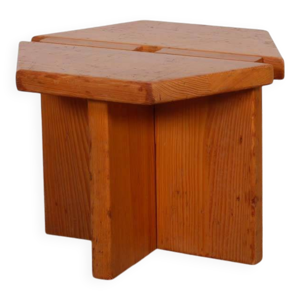 Tabouret vintage en pin