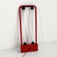 Lampe néon rouge par Gian N. Gigante pour Zerbetto, 1980