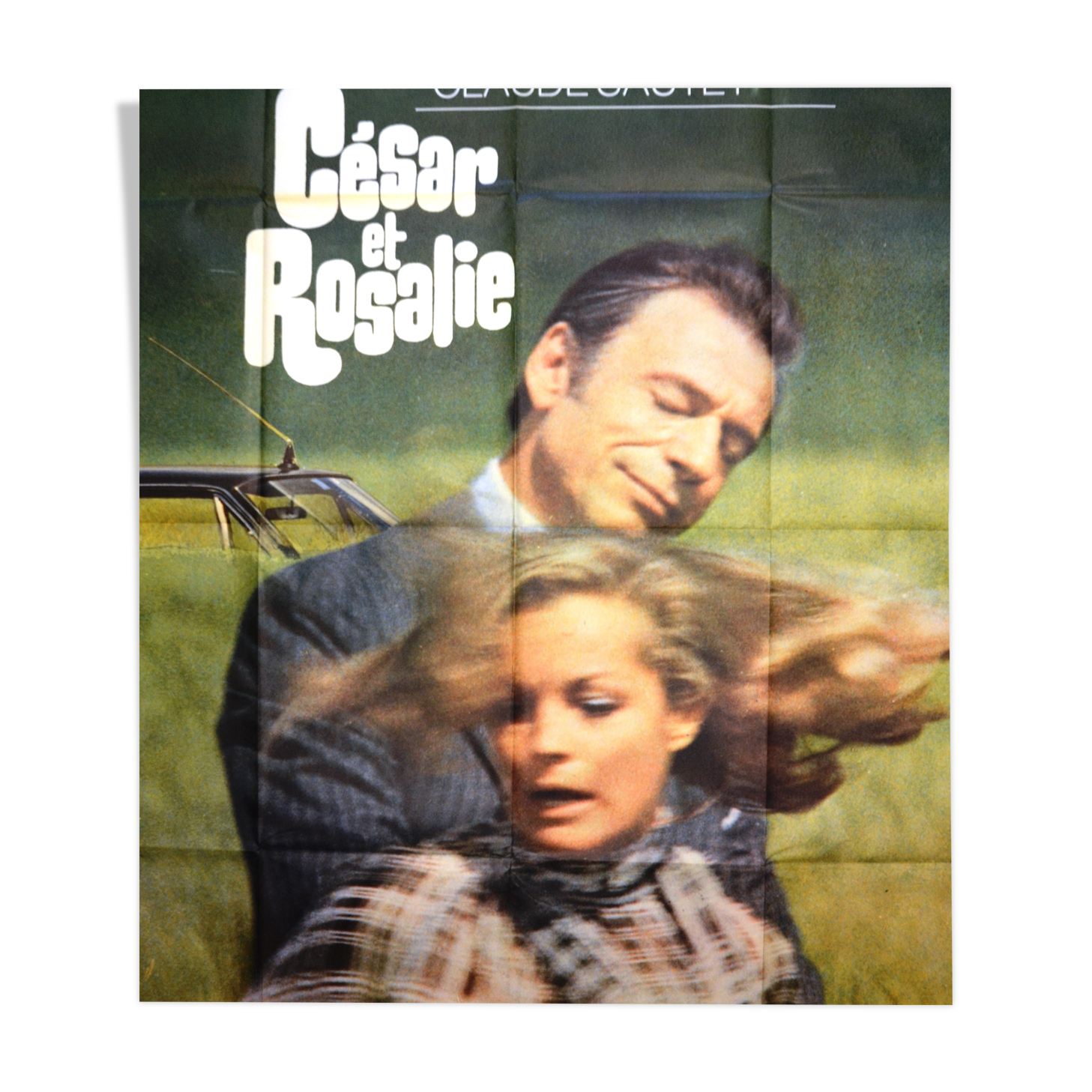 Original film poster "Caesar and Rosalie" from 1972 Romy Schneider, Montand...