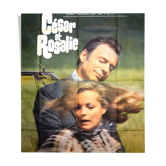 Affiche originale cinéma " César et Rosalie " de 1972 Romy Schneider, Montand...