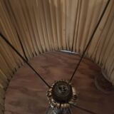 Pair of vintage brass bedside lamps