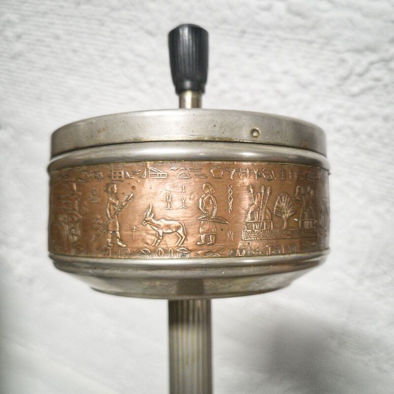 Marble standing ashtray